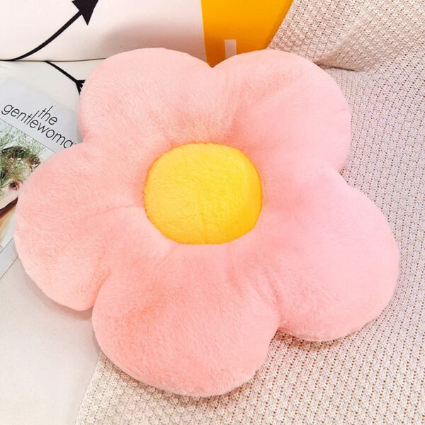 Cuscino Girasole 35 cm o 50 cm <br>Morbido Peluche Decorativo e Comfort - immagine 5