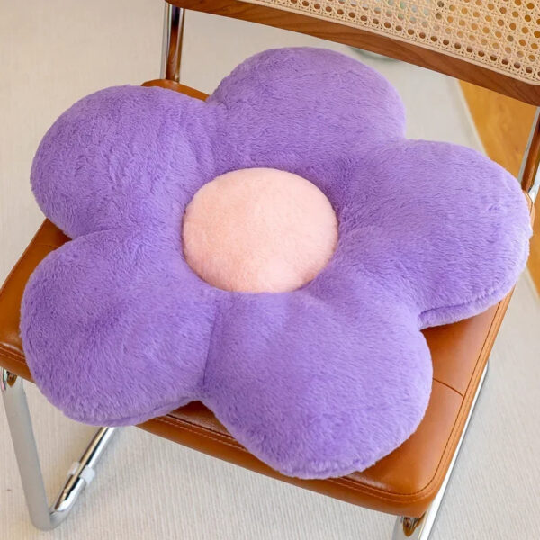 Cuscino Girasole 35 cm o 50 cm <br>Morbido Peluche Decorativo e Comfort - immagine 6