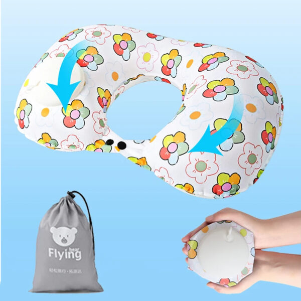Cuscino Gonfiabile Collo a U <br>Comfort Portatile e Rilassante