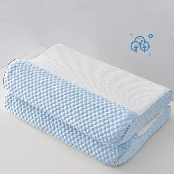 Cuscino Cervicale Lattice Naturale Memory Foam <br>Sollievo Immediato - immagine 3