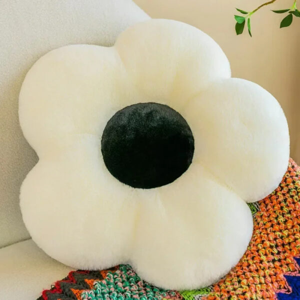 Cuscino Girasole 35 cm o 50 cm <br>Morbido Peluche Decorativo e Comfort - immagine 2