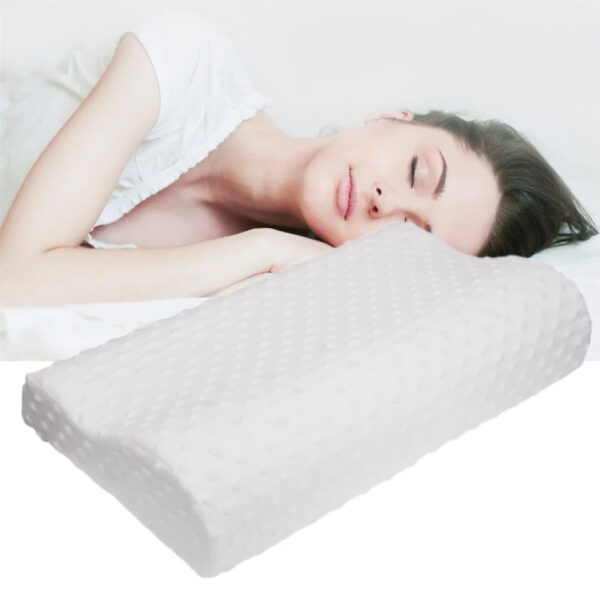 Federe Memory Foam 50x30x9 cm <br>Comfort Cervicale Rimbalzante - immagine 2