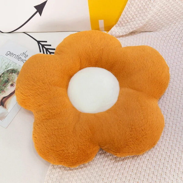 Cuscino Girasole 35 cm o 50 cm <br>Morbido Peluche Decorativo e Comfort - immagine 4