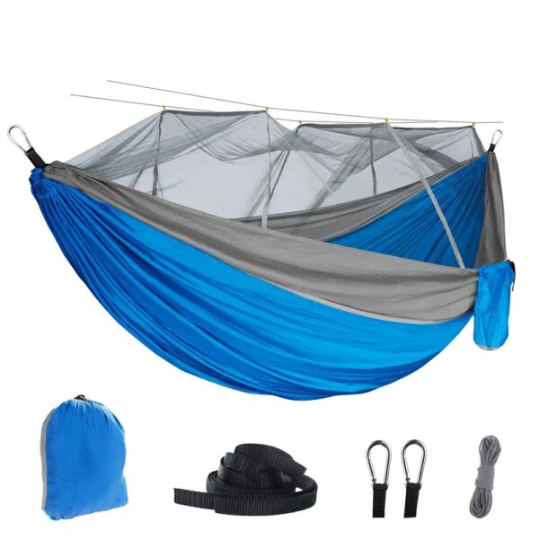 Amaca con Zanzariera Automatica <br>Relax Sicuro e Rapido