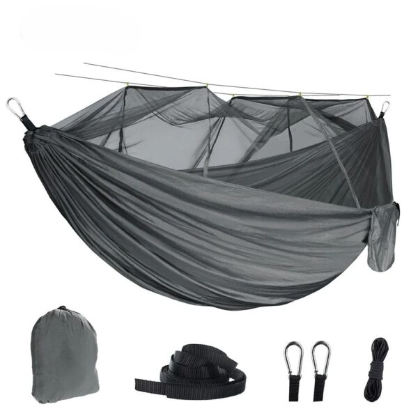 Amaca con Zanzariera Automatica <br>Relax Sicuro e Rapido - immagine 4