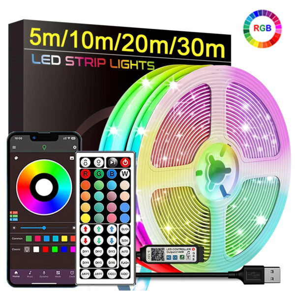 Striscia LED RGB Smart per Camera da Letto 5m/10m/20m/30m